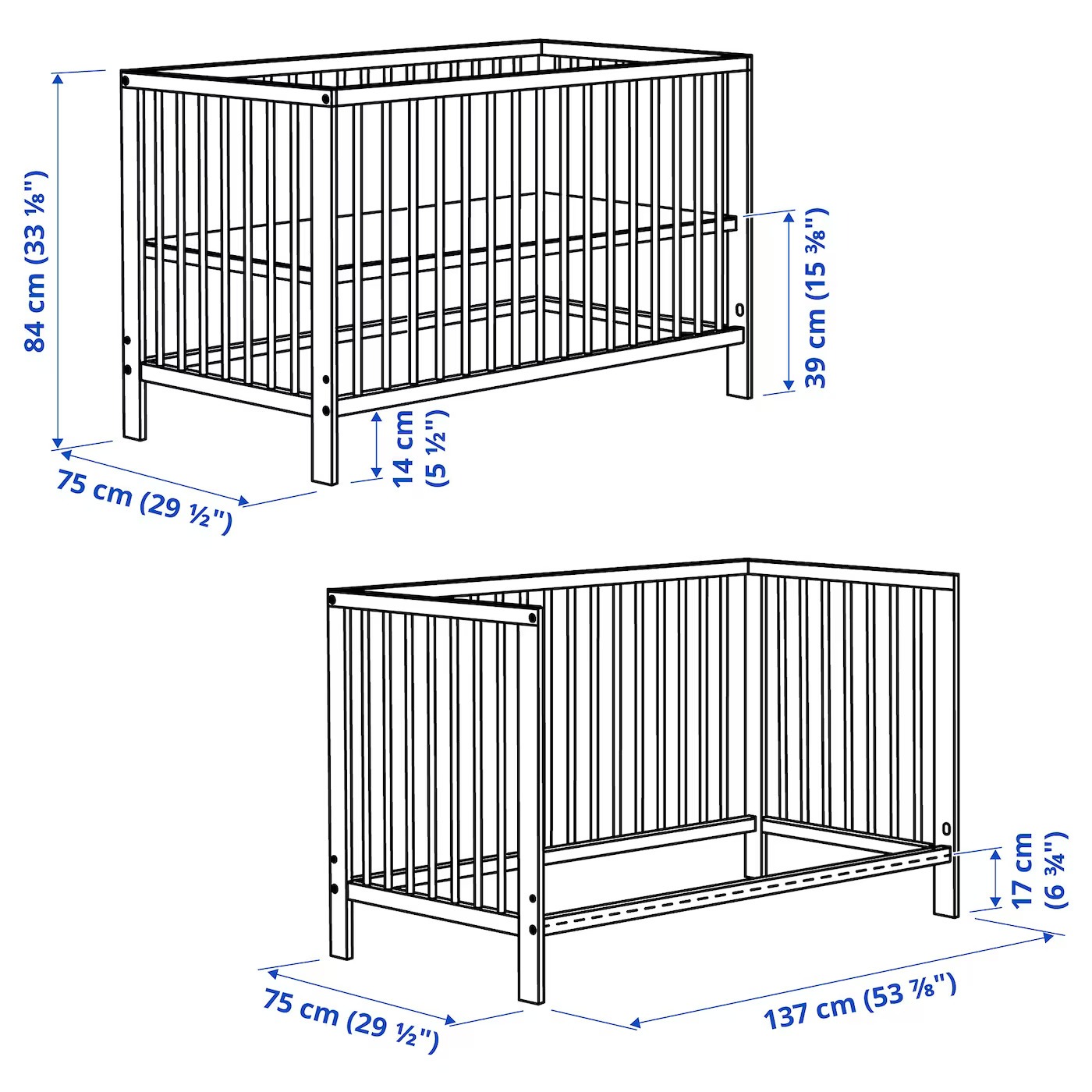 Gulliver crib best sale