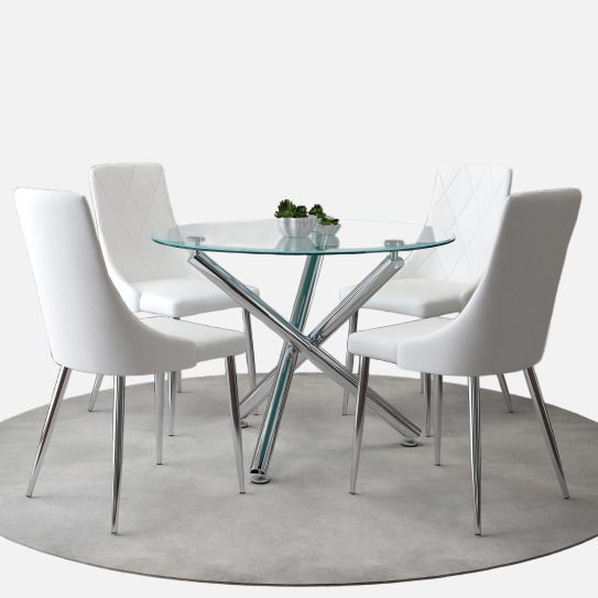 SOLARA/DEVO 5PC DINING SET