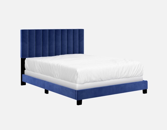 Jedd 60" Queen bed in Blue