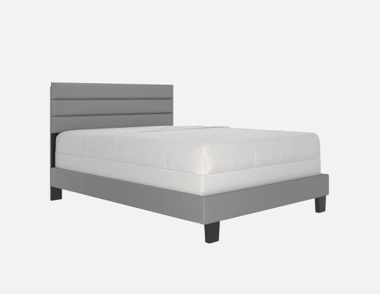 Gary 60" Queen bed in grey