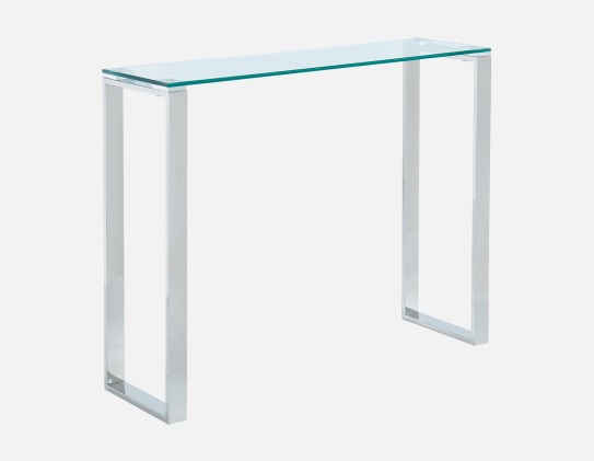 Zevon Console/Desk in silver