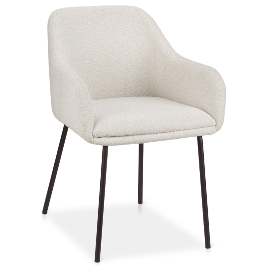 Fabric and Metal Dining Chair