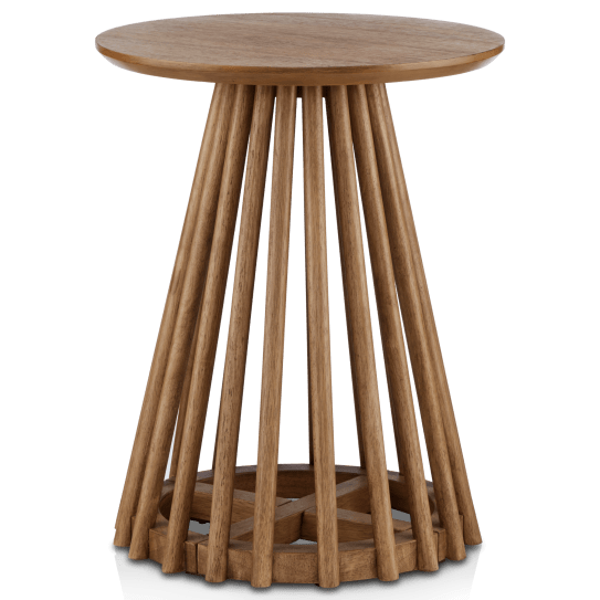 Mango Wood Openwork Side Table