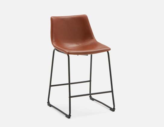 Hayden Counter Stool With Backrest